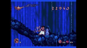 ALADDIN Video Game  Cave of Wonders  (1993) Sega Genesis - Disney