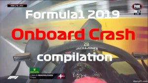 Сборник бортовых аварий Формулы-1 2019 #БЕЗ МУЗЫКИ#