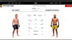 Ядонг Фигередо, UFC Fight Night, в этот раз молодость возьмёт верх