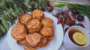 Мини - слойки! Детки будут в восторге!😋😋😋