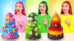 Кулинарный Челлендж c 3 Стихиями # Битвы с Едой от Multi DO Girls