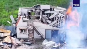 Кадры установления контроля над населенными пунктами Рясное и Запселье в Сумской области.