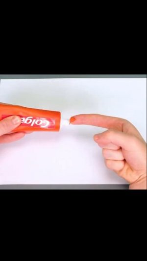 Рисунок мальчика с зубной пастой