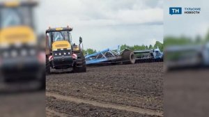 В Тульской области начались посевные работы