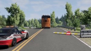Аварии с туристическим автобусом  BeamNG.drive