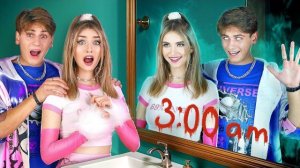 24 ЧАСА в Доме с Привидениями! Кто крадет моих друзей? 😱👻
