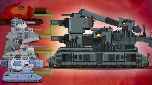 Мега танки VS Гибрид Адский Карл - Мультики про танки