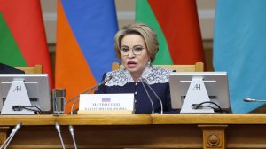 Выступление Валентины Матвиенко на 60-м пленарном заседании МПА СНГ