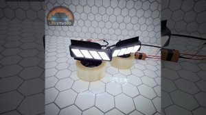 Toyota Land Cruiser Prado 120 светодиодные дневные ходовые огни в бампер от Ledstudio