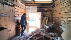 Опять разбираю в деревенском доме! Сделали машину.