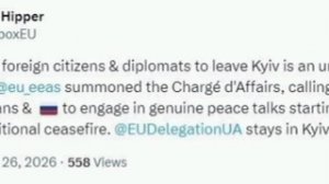 🇪🇺🇺🇦🇷🇺 ЕС не будет эвакуировать своих дипломатов из Киева, несмотря на предупреждение МИД РФ