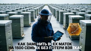 1500 семей: как Ермолаев успевал менять маток без потери взятка? Рассказывает Кашковский 🐝📊