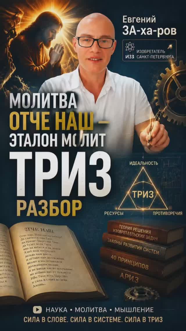 Разбор молитвы «Отче наш» по ТРИЗ | Евгений ЗА-ха-ров