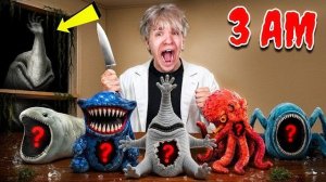 РАЗРЕЗАЕМ ВСЕ КУКЛЫ МОРСКИХ МОНСТРОВ В 3 ЧАСА НОЧИ!🐙✂️Что Внутри Крейзи-Игрушек Челлендж СБОРНИК