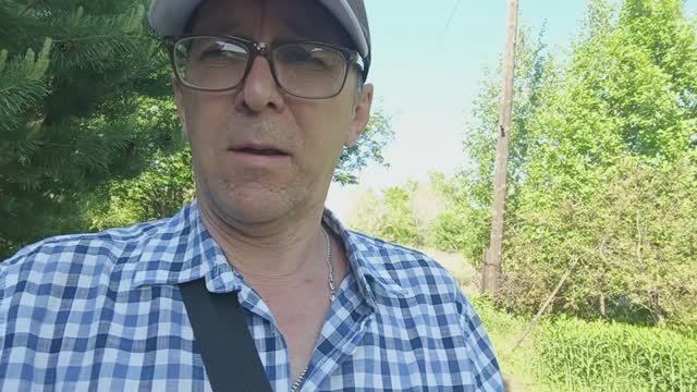 Малиновый закат в саду