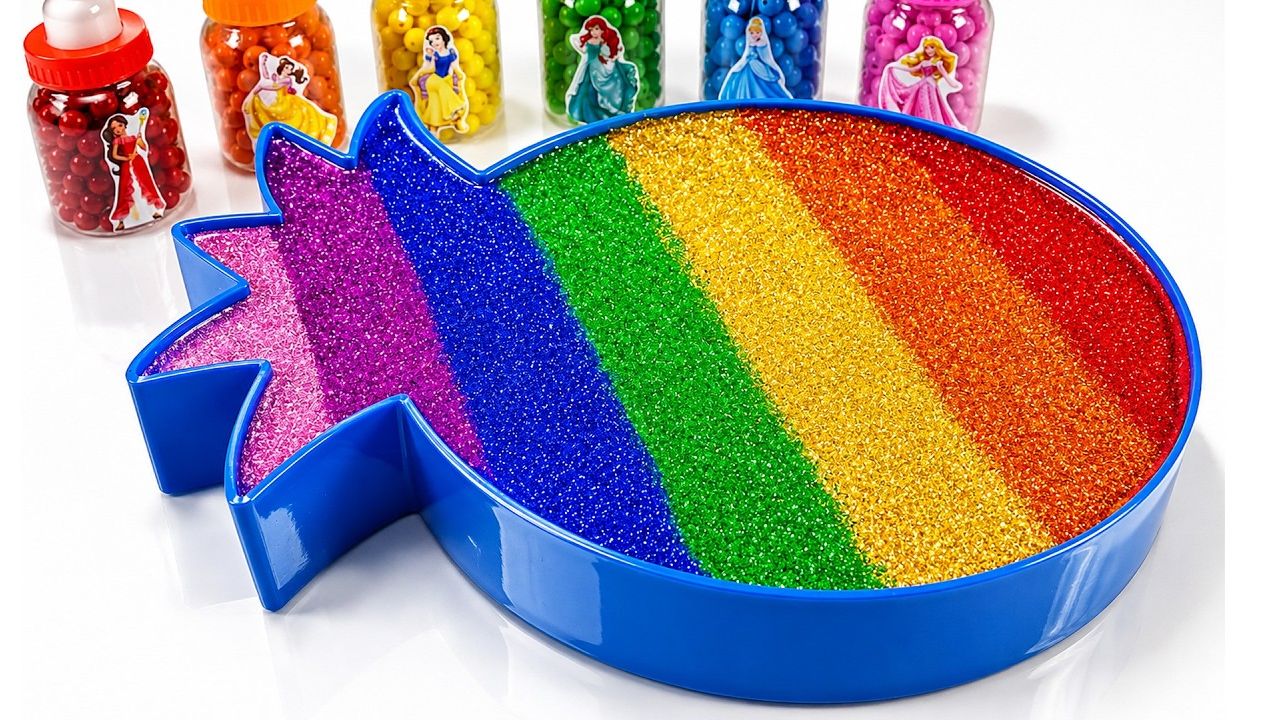 Вкусное видео 🌈 Смешиваю весь свой смузи со слизью в Ванночке из Радужного Ананаса, нарезаю ASMR смотреть онлайн