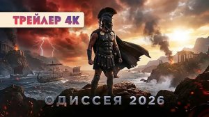 Трейлер фильма «Одиссея» | The Odyssey 2026 в хорошем качестве 4К Кристофа Нолана #трейлеры