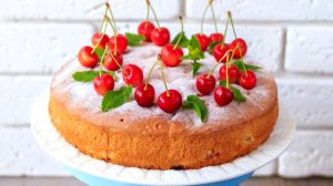 🍒 Нежнейшая ШАРЛОТКА с черешней: тает во рту, все просят добавки!