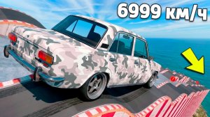 Спуск по льду без тормозов на чит тачке в ГТА 5! Эксперимент в GTA 5 Online