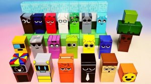 Новая игрушка Sprunki Minecraft с магнитной распаковкой, из которой можно собирать кубики Sprunki