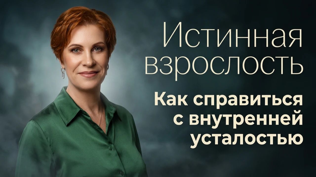 Истинная взрослость #1. Как справиться с внутренней усталостью
