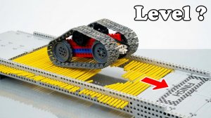 Новый тест гусеничной машины LEGO против сломанного эластичного моста