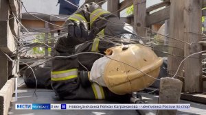 В Новокузнецке специалисты газодымозащиты боролись за выход на областные соревнования