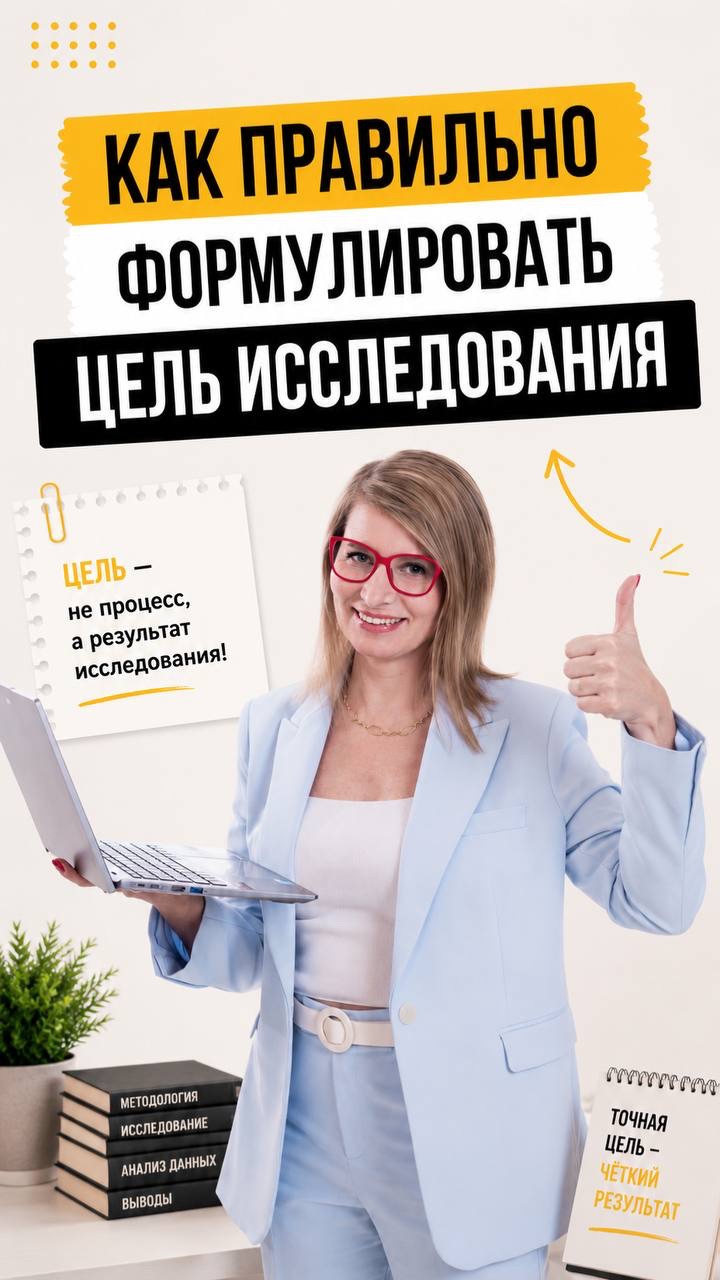 Как правильно формулировать цель исследования?