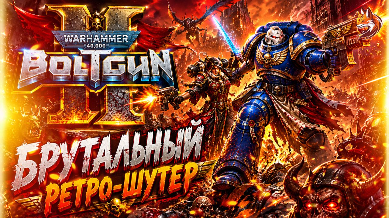 БРУТАЛЬНЫЙ РЕТРО-ШУТЕР | Искореняем ересть Warhammer 40,000 Boltgun 2 смотреть онлайн
