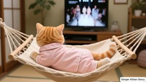Рыжий котенок ловит лису, крадущую виноград, добрый поступок мамы-кошки 🦊🐱 # Смешные в
