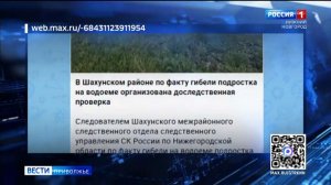 В Нижегородской области утонула 17-летняя девушка
