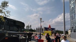 Машина дистанционного разменирования ЛИСТВА обезвреживает боеприпасы бесконтактным способом