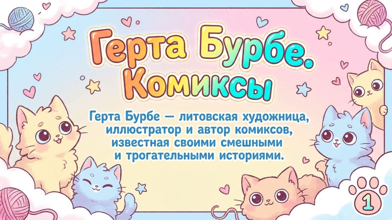 Герта Бурбе. Комиксы смотреть онлайн