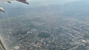 Отъезд с Адриатики. Взлёт самолёта из Черногории в Словакию, из Подгорицы в Братиславу 36.05. МНШУ