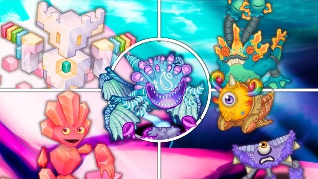 Фанатский Островок Кристалла - Все Монстры, Песни и Анимации (My Singing Monsters) смотреть онлайн