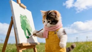 🎨 Из грязной комнаты в художественную галерею! Мечта маленького Джинджера сбывается 🐱✨