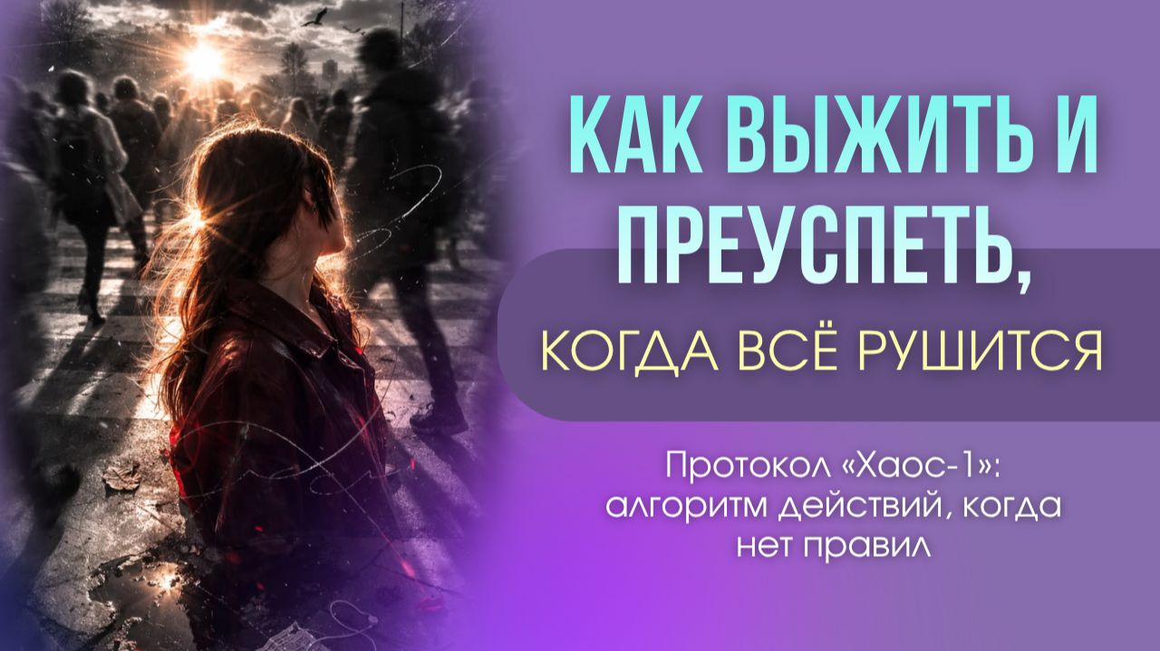 КАК ВЫЖИТЬ И ПРЕУСПЕТЬ, КОГДА ВСЁ РУШИТСЯ