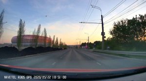 Navitel R385 GPS Пример сьемки Вечер