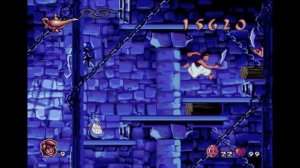 ALADDIN Video Game  Sultan's Dungeon  (1993) Sega Genesis - Disney