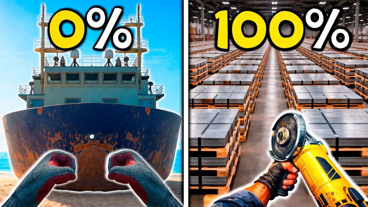 Я прошел Ship Graveyard Simulator 2 на 100% смотреть онлайн