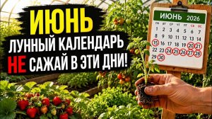 Когда сажать по ЛУНЕ В ИЮНЕ 2026 Благоприятные дни для огорода