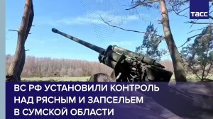 ВС РФ установили контроль над Рясным и Запсельем в Сумской области