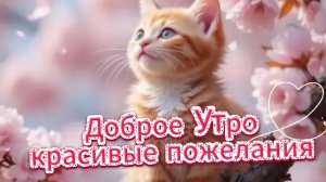 Очень красивые пожелания с добрым утром – музыкальная открытка для любимых