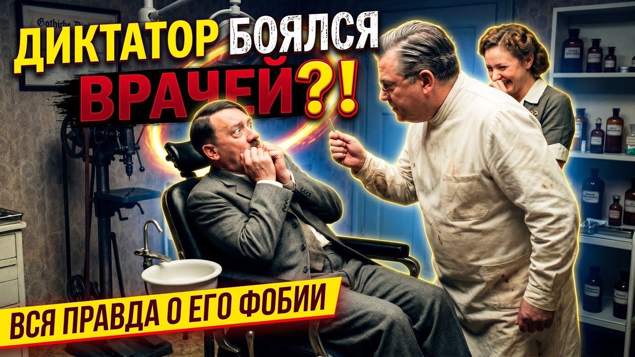 Почему Гитлер боялся стоматолога: неожиданный страх диктатора