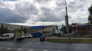Москва из окна автобуса🙋.Погода испортилась.