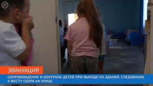 Проведение тренировки по эвакуации людей при пожаре в детском саду (дошкольном образовательном учреж