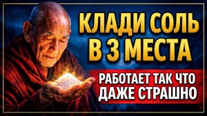 РАБОТАЕТ УЖЕ ЧЕРЕЗ 1 ЧАС! Энергия Соли Притягивает Невероятное. Совет из Тибета