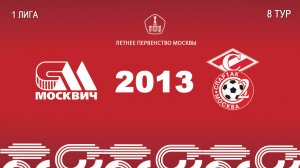 Москвич 2013 - Спартак ЮМ 2013 (Начало 31.05.2026 в 13-55)