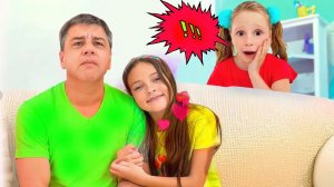 Настя ревнует папу и учится справляться с этим