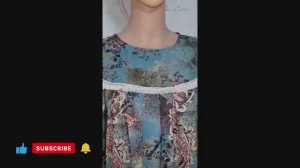 Платье без рукава на кокетке  без выкройки сшить своими руками быстро